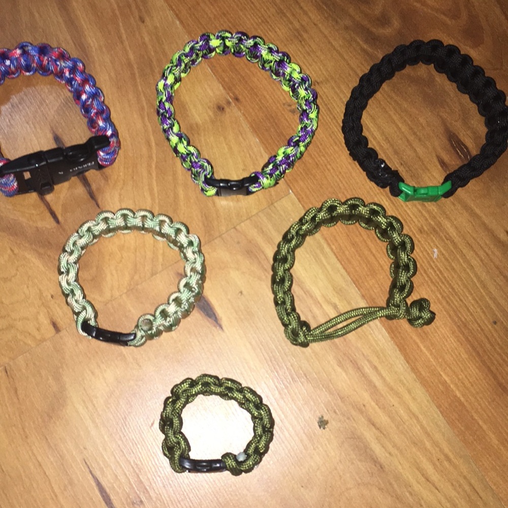 Paracord bracelets